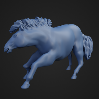 ms mustang animal horse mammals 4 legged wild mountains thoroughbred ranch pony trails mare stallion colt filly foal 3d print model - Mito3D