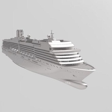 ms nord Hollande Amérique croisière navire hal bateau océan doublure résine 1 1000 échelle modèle embarcation précis 3d print model - Mito3D