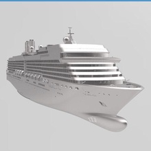 ms westerdam holland america cruise ship hal boat vessel ocean liner resin 1 1000 scale model watercraft accurate 3d print model - Mito3D