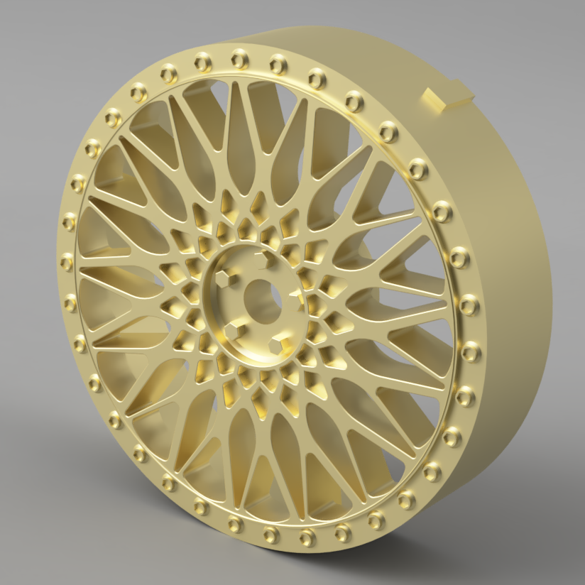 mst 1 10 bbs rs roda inserções escala rc deriva rodas modelagem 3D print model - Mito3D