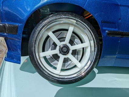 mst concave 6 spoke drift wheels offset rota changeable rims rmx rrx alloys 3d print model - Mito3D