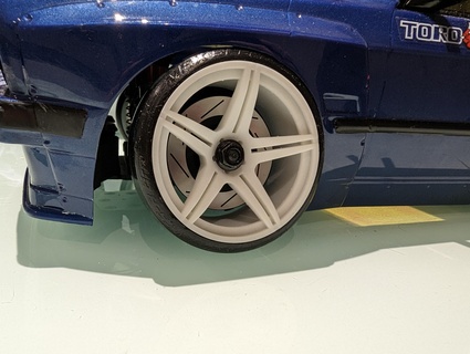 mst drift 5 twin spoke concave wheels 5mm offset rims rmx rrx alloys 1 10 3d print model - Mito3D