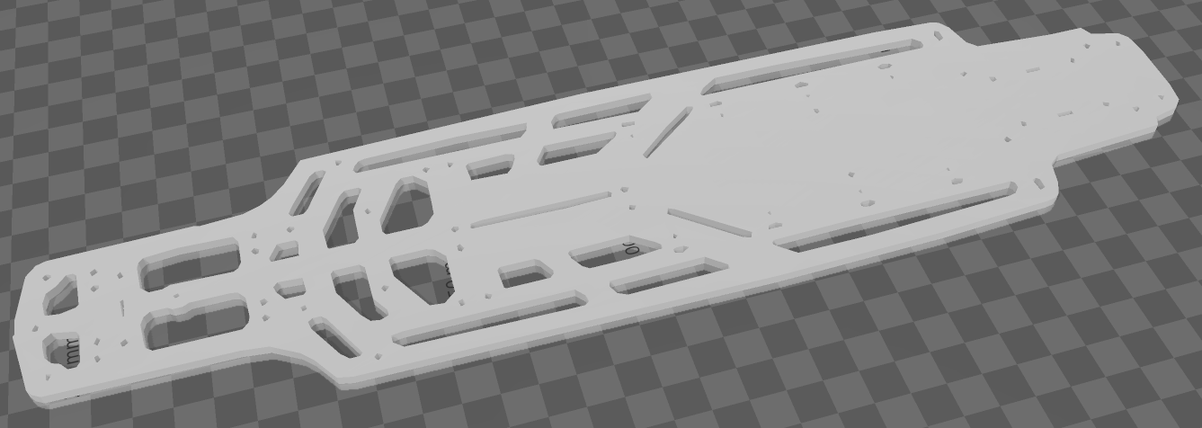 mst rmx karbon şasi çerçeve 3D print model - Mito3D
