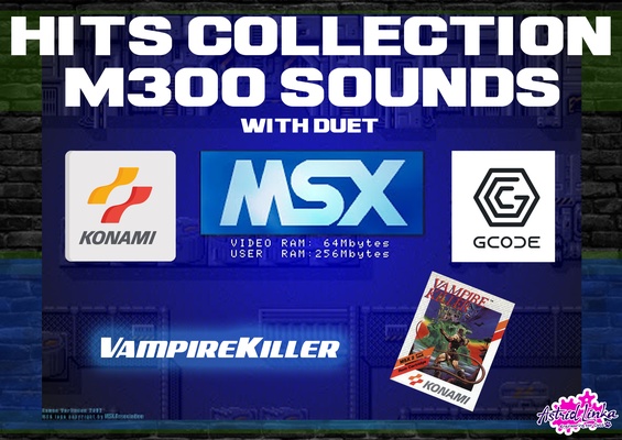 msx - vampirekiller musique b sur imprimante 3d m300 sound gcode biqu b1 konami 3d print model - Mito3D