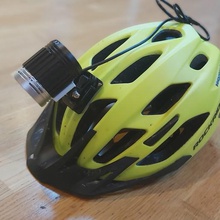 vtt pied de lampe ghb kkgud gopro gadget le casque vélo la soutien 3d print model - Mito3D