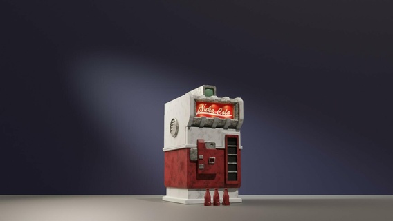mtg ricaduta mazzo scatola compatibile comandante nuka Coca Cola macchina gioco Schermo pipboy Magia deckbox carte trading yugioh raccolta 3d print model - Mito3D