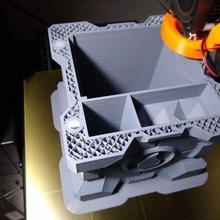 mtg mana companheiro cubo magnético bolsos coberta caixa arte 3d print model - Mito3D