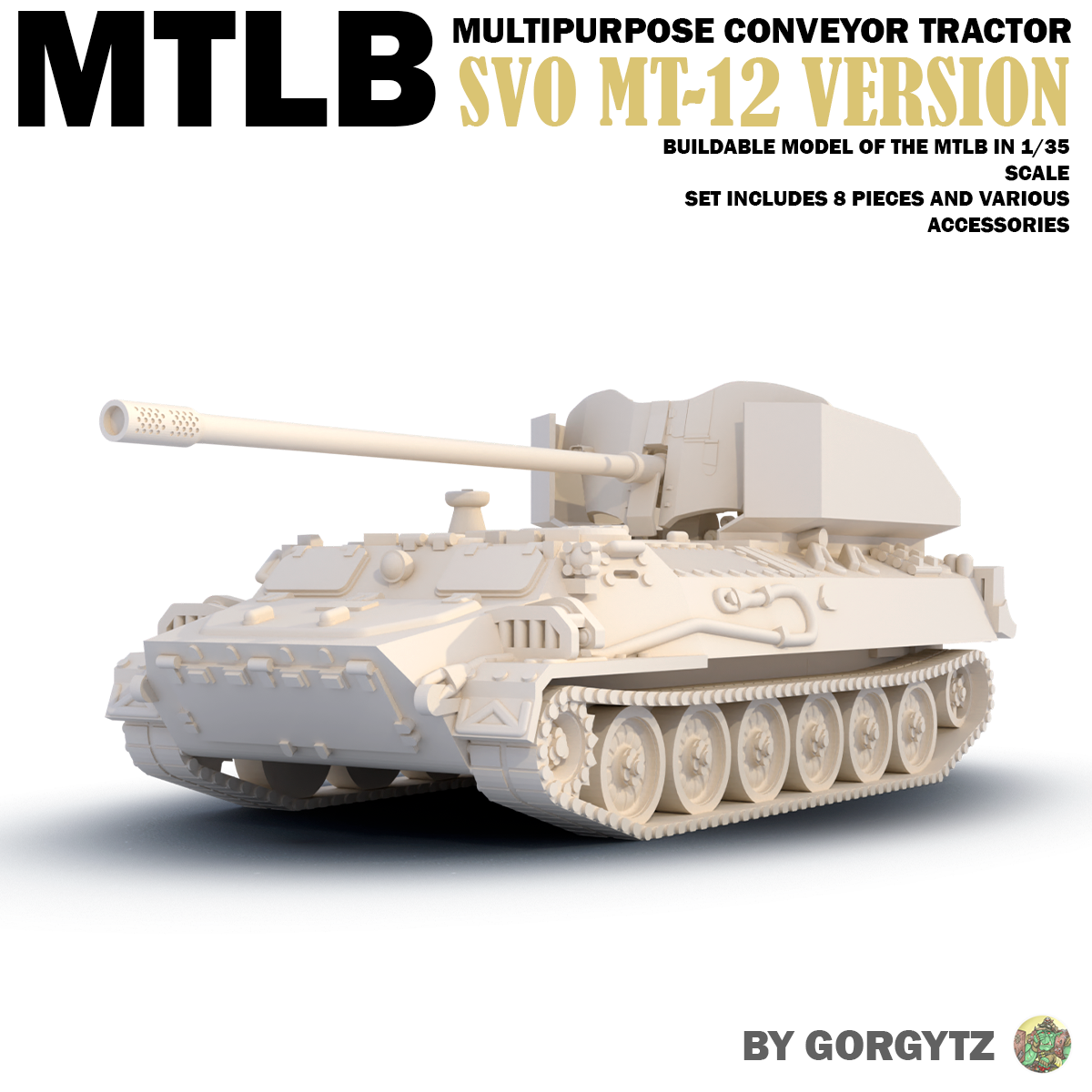 mtlb mt 12 3D print model - Mito3D