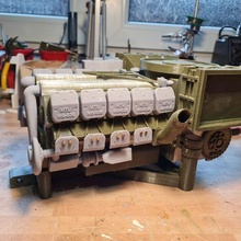 uomo leopardo 1 batteria motore 10 completare rc modello esercito veicolo serbatoio soldato federale armato forze milit ry gtk pugile Vietnam 3d print model - Mito3D