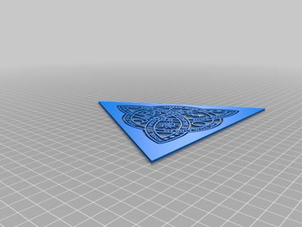 amélioré celtique nœud sorcellerie sceau art nouage sorcière panneaux logos 3d print model - Mito3D