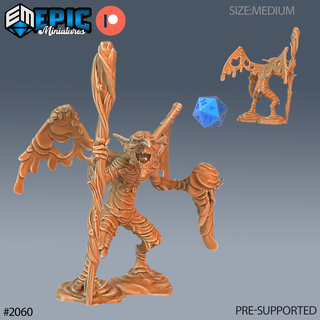 mud mephit scepter dnd miniature tabletop miniatures gaming monster 3d model rpg dndminis stl file Game epic-miniatures dndminiatures 3dprint 3dminiature printedminis 3dprinting dungeon fantasy roleplaying dragon warrior undead pre-supported 3d print model - Mito3D
