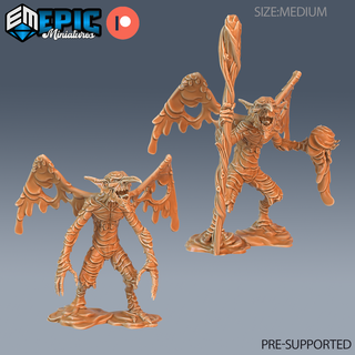 mud mephit set dnd miniature tabletop miniatures gaming monster 3d model rpg dndminis stl file Game epic-miniatures dndminiatures 3dprint 3dminiature printedminis 3dprinting dungeon fantasy roleplaying dragon warrior undead pre-supported 3d print model - Mito3D