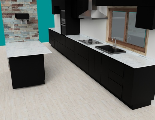 muebles de cocina furniture kitchendesign mueblescocina diseño render 3d print model - Mito3D