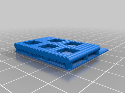 muelle imhotep 7mm blocks player boat dock 3d printing 3d print model - Mito3D