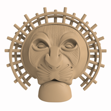 mufasa müzik aslan Kral maske sanat giyilebilir readytoprint cosplay hayvan yara izi simba deco tiyatro 3d print model - Mito3D