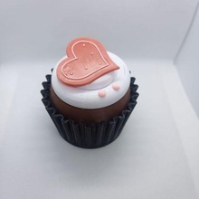 muffin shaped scatola genere 2 gioielleria San Valentino giorno cuore focaccina 3d print model - Mito3D