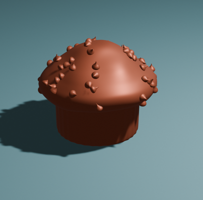 muffin lol lebensmittel cupcake kuchen meme schokolade scherz gebäck wüste replik kunst detailliert köstlich mahlzeit 3d print model - Mito3D