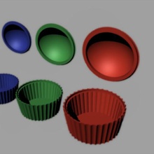 muffin matrioska art cupcake toys storage 3d print model - Mito3D