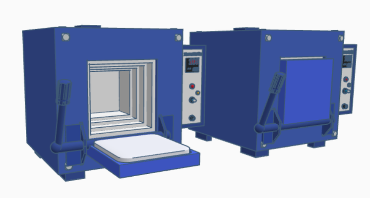 muffola forno chimica laboratorio pratiche 3d print model - Mito3D