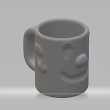 mug divers la caf thé de coupe 3d print model - Mito3D