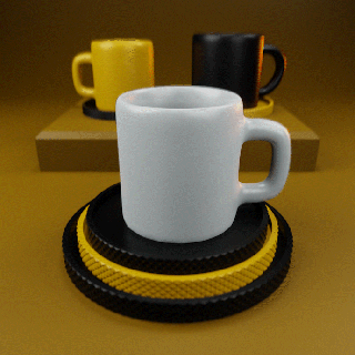 mug coaster - diamond pattern coasters holder glass thingy drink beverage beermat mat 3d print model - Mito3D