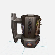 kupa dükkanı horde patron world Of warcraft oyun 3d print model - Mito3D