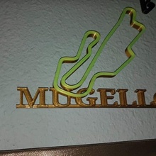 Mugello circuit logo simulation course carrières 3d print model - Mito3D