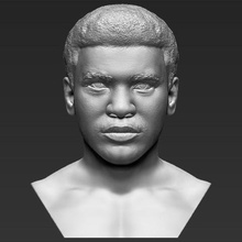 muhammad ali bust 3d printing ready stl obj art statue miniature sculpture famous celebrity ufc fighter boxer boxing floyd mayweather mike tyson 3d print model - Mito3D