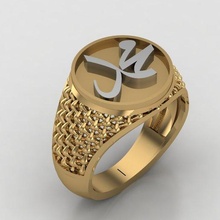 Mahoma caballeros anillo joyería joya arete pendientes joyas oro plata excelente 3d print model - Mito3D