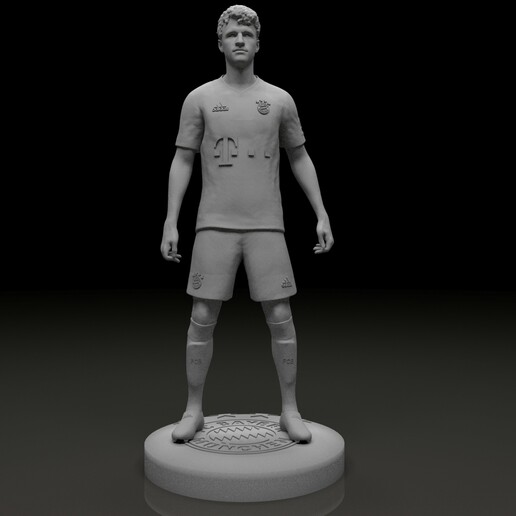 muller Bayern Munique futebol jogador stl Arquivo pronto impressão Thomas Bundesliga campeões liga atacante objetivo Lewandowski cr7 Dortmund juventus barcelona zlatan equipe 3D print model - Mito3D