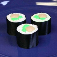multi color Sushi maki Giappone giapponese cibo mosaico tavolozza multicolore nemmeno paletteprinted stampato palette roll bevanda 3d print model - Mito3D