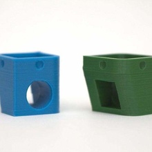 multi-function test cube hole multi ringing stringing 3d_printing_tests 3d print model - Mito3D