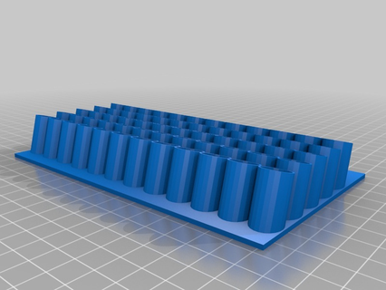 multi row işaretleyici Kulp destek organizasyon 3d print model - Mito3D