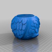 multi colori coruja jarra fixo saliências recipientes 3d print model - Mito3D
