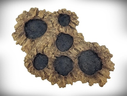 multi crater b blast craters space planet alien terrain terrainify hills scatter miniatures dnd d&d wargaming rpg roleplayinggame 3d print model - Mito3D