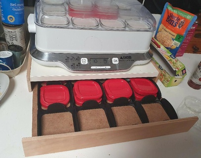 multi delices seb drawer cover storage module multidelice yogurt maker kitchen dinner dining room 3d print model - Mito3D