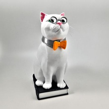murphy library cat multi material top up files only art figurine color assembly secret box sculpture 3d print model - Mito3D