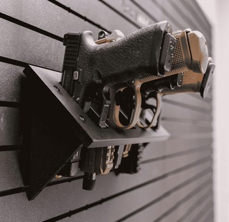 multi pistola cabides suporte airsoft arma fogo 3d print model - Mito3D