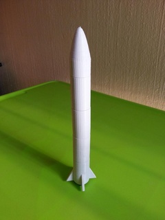 multi stage toy rocket mechanical toys 3d print model - Mito3D