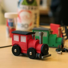 multi-color de brio tren juego compatible los trenes del modelo mosaico multicolor la paleta juguete 3d print model - Mito3D