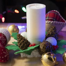 multi-Farbe Weihnachts-Kerze tool 3d-drucken Wald Raum Blätter festliche Dekoration Weihnachten ornament Weihnachts-Dekoration Zubehör 3d print model - Mito3D