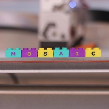 multi-couleur de lego blocs lettre jeu construction brique des lettres multicolore la palette paletteprinted printedwithpalette 3d print model - Mito3D