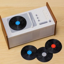 multi-color record player various 3d print model - Mito3D