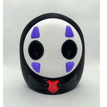 yüzü kalp çok renkli sanat chibi'nin ghibli kaonashi maske yok spirited studio totoro heykeller 3d print model - Mito3D