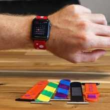 multi-material de multi-flexível da cor faixa relógio a moda 3d Impressora os acessórios do banheiro exibição o smartwatch wearable pulso pulseira 3d print model - Mito3D