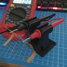 multimeter probe holder resistance 3d print model - Mito3D