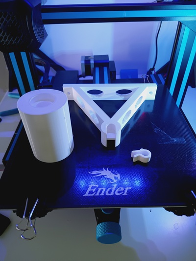 filament soutien impression 3d axe rouleau couleur 3d print model - Mito3D