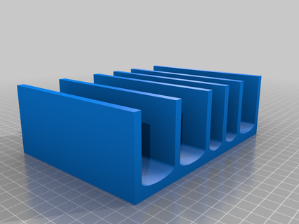 multiple size tablet stand organizer stands organization 3d print model - Mito3D