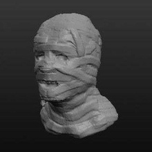 mummy art halloween prop scary creatures 3d print model - Mito3D