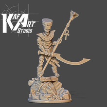 mummia 35mm scala gioco carattere umano egiziano miniatura figurina 3d Stampa guerriero fantasia guerra tavolo zombie dd 3d print model - Mito3D